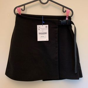 ZARA Crossed Mini Skirt (NWT)